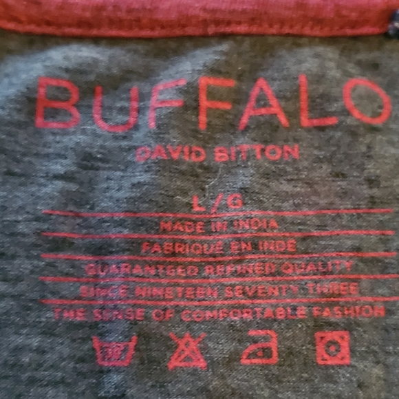Buffalo David Bitton raw edge tee - Picture 6 of 10